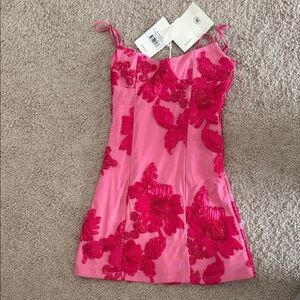 NWT Peppermayo Pink Alivia Floral Mini Dress